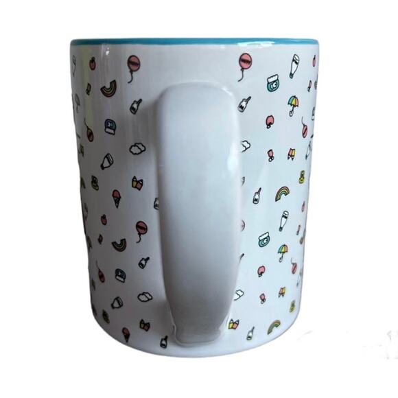 Hello Kitty Rainbow Glitter 14oz Ceramic Mug-NEW - Picture 4 of 6